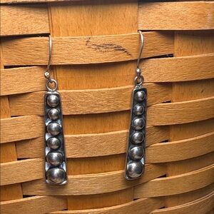 Southwest Sterling Silver Dangle Earrings